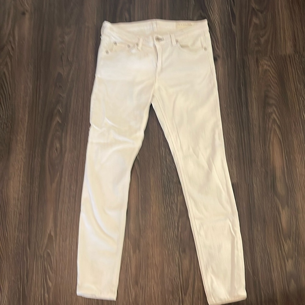 Rag & Bone skinny white jeans